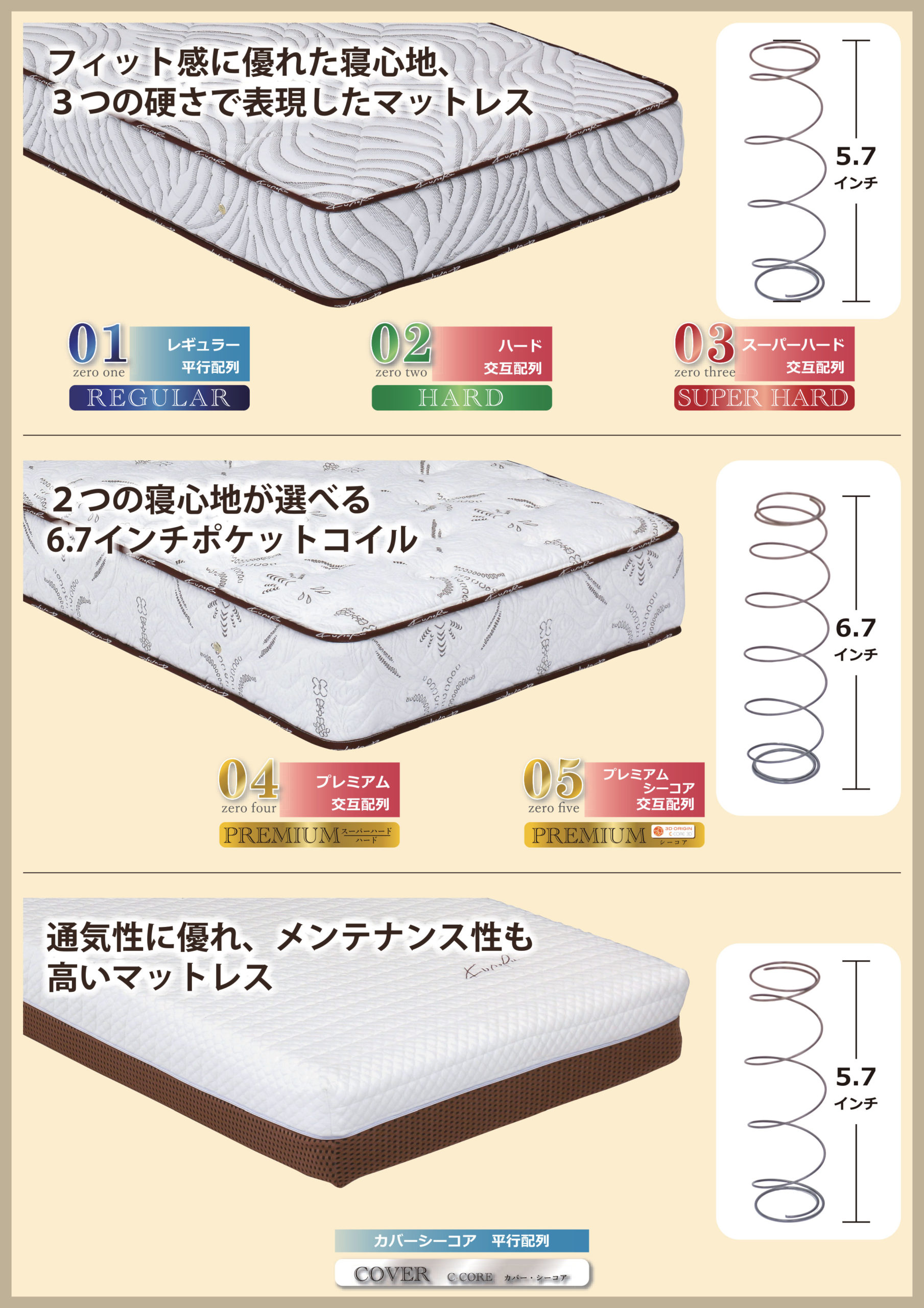 家具店オーナーが本気でおすすめする純国産マットレス「空寝 (クーネル