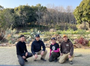 浜名湖花博20周年でのドライガーデン展示の様子