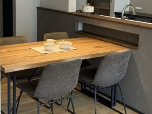 野沢建築様の完成見学会で使っていただいたレンタル家具とお部屋の写真
